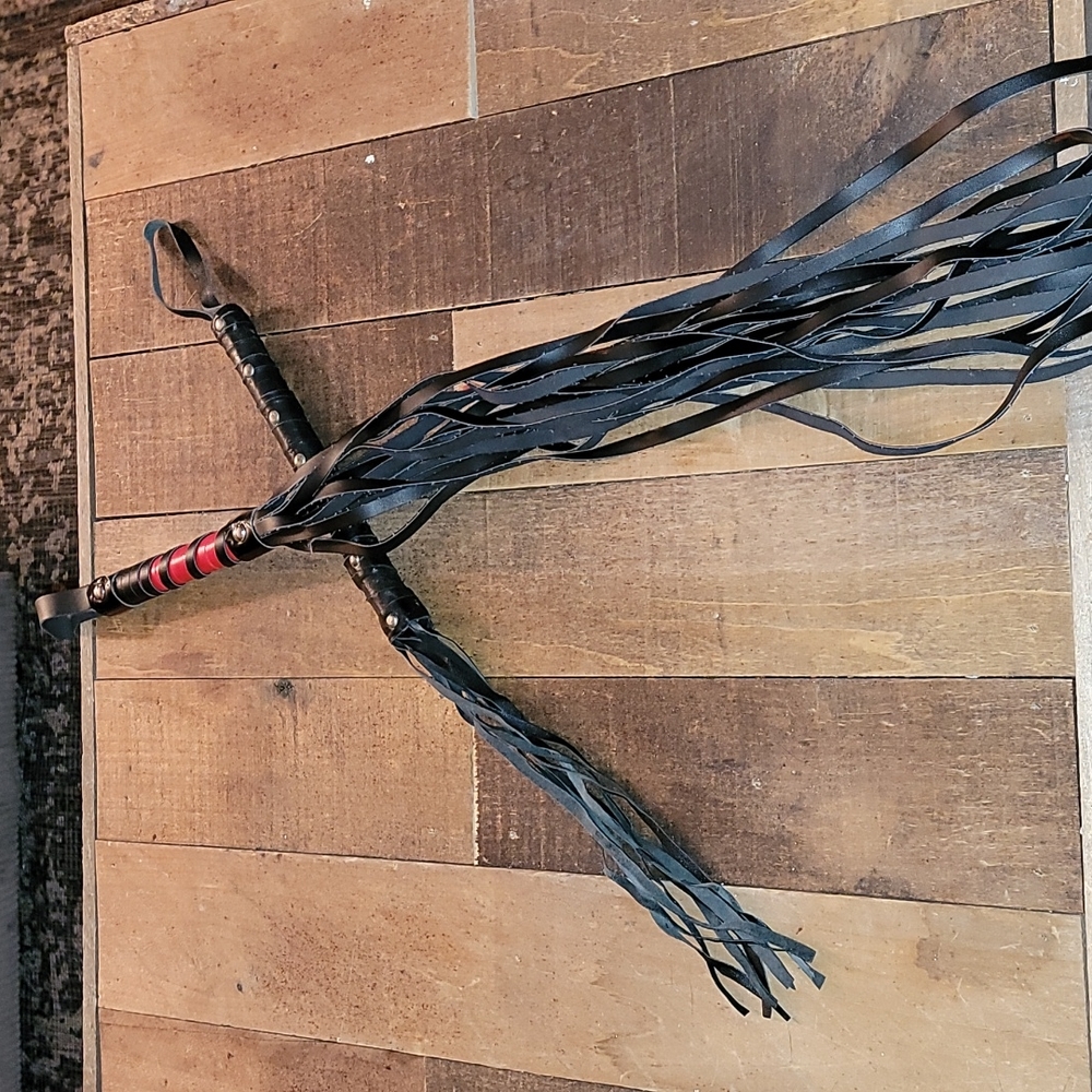 whips flogger 2 piece dare if you will. goth